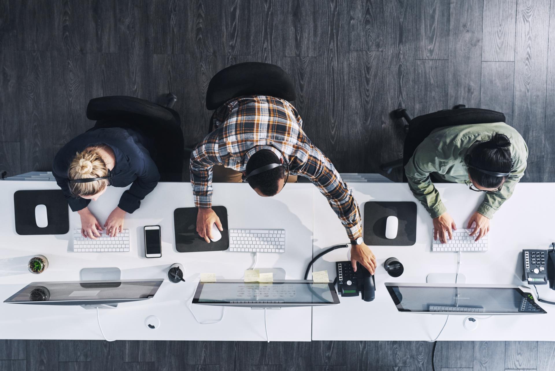 Foto af en arbejdssituation hos BizPerformer